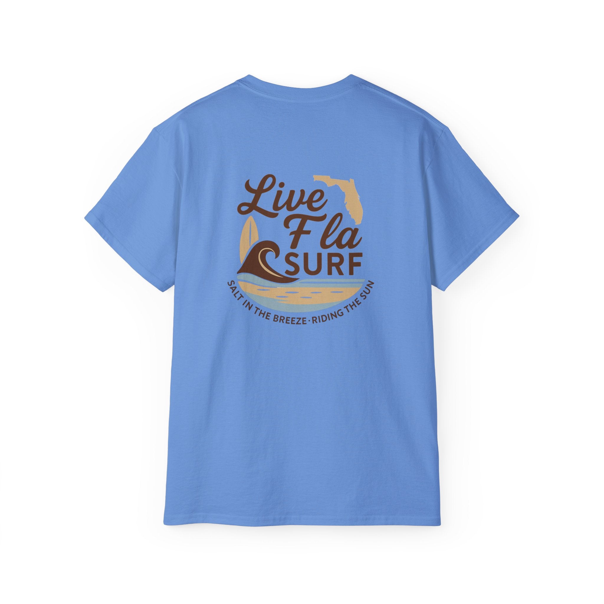 Unisex Surfing Tee - Relaxed Vibe, Perfect for Beach Lovers, Summer Fun, Gift for Surfers, Casual Wear