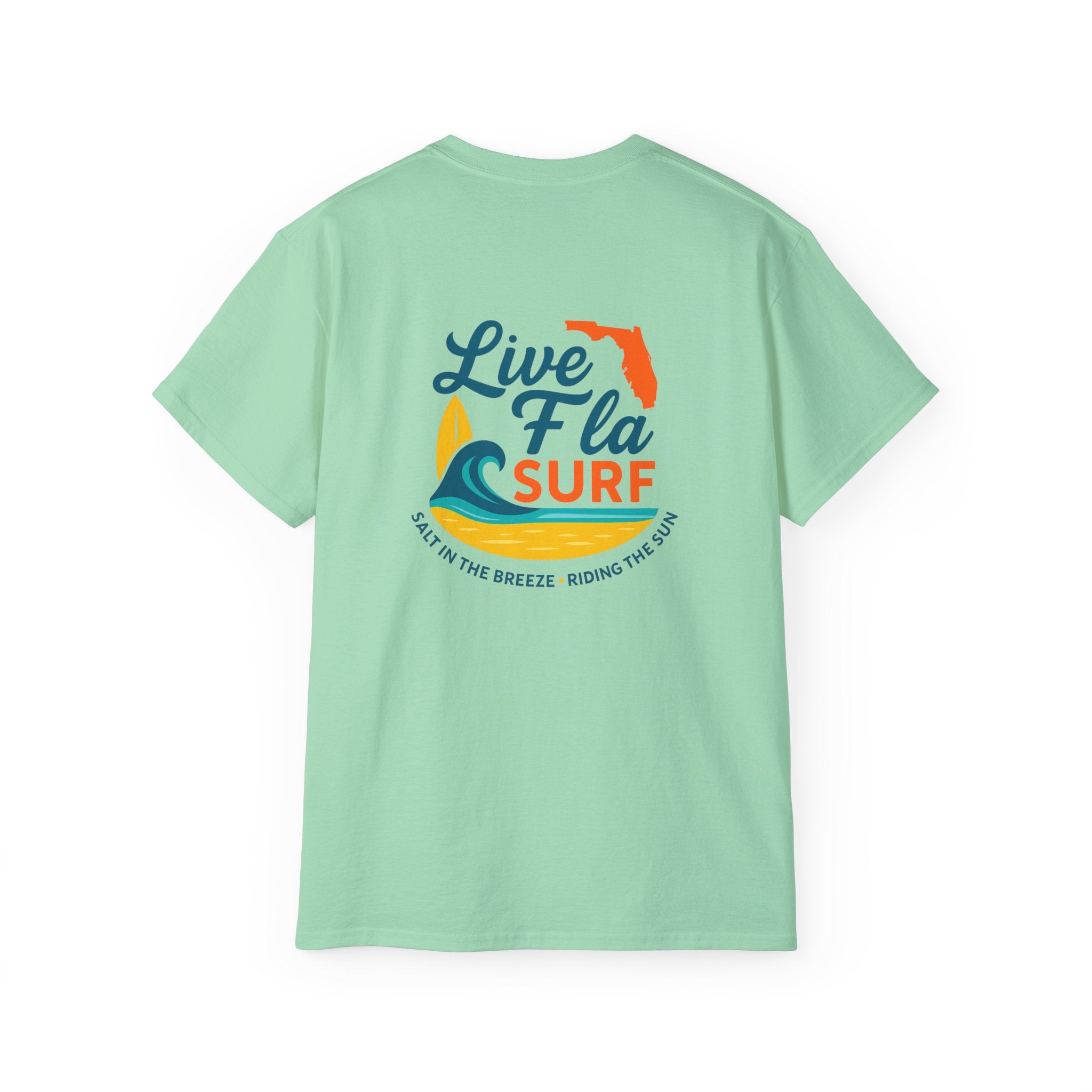 Florida Surfing Tee, Beach Vibes Shirt, Unisex Summer T-Shirt, Gift for Surfers, Coastal Lifestyle Apparel