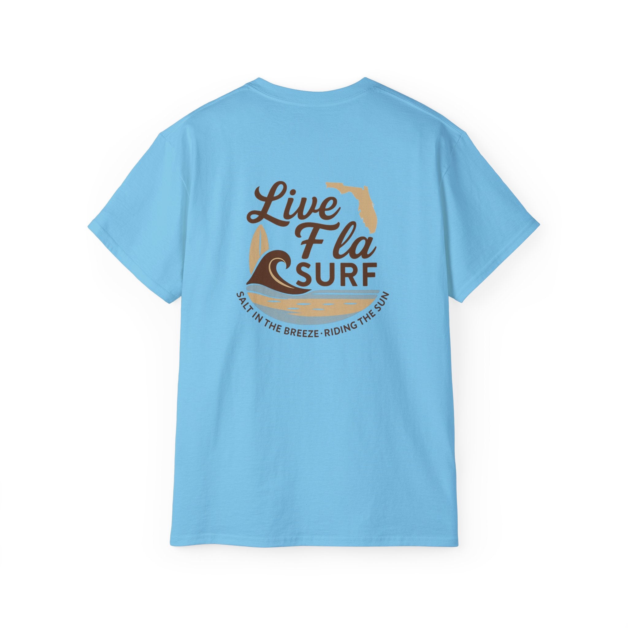 Unisex Surfing Tee - Relaxed Vibe, Perfect for Beach Lovers, Summer Fun, Gift for Surfers, Casual Wear