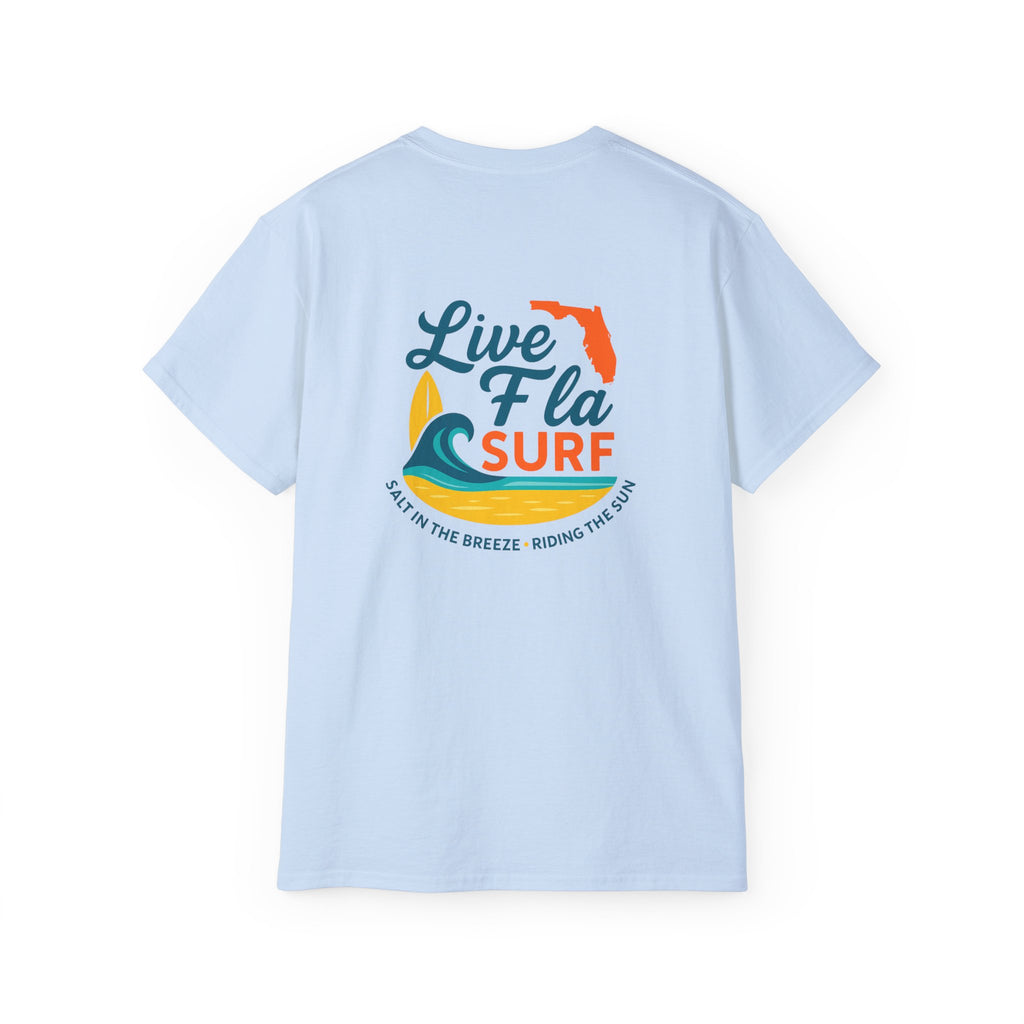 Florida Surfing Tee, Beach Vibes Shirt, Unisex Summer T-Shirt, Gift for Surfers, Coastal Lifestyle Apparel