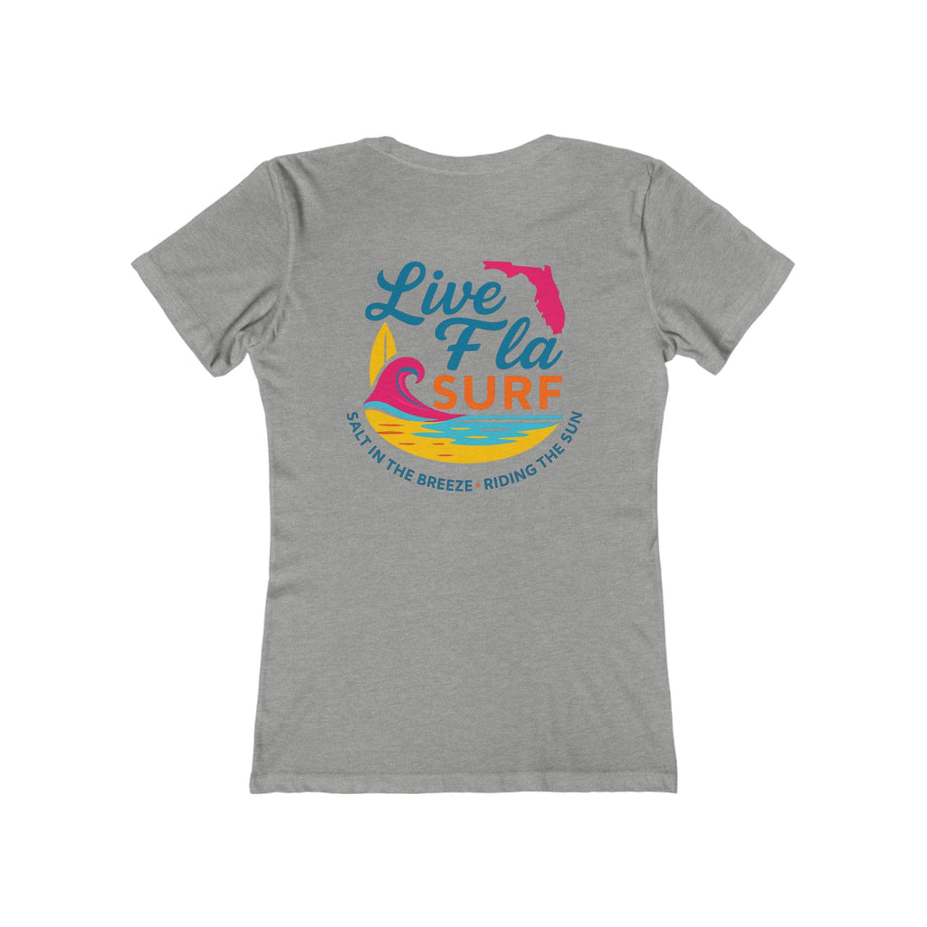 Casual Surf Tee, Summer Vibe Shirt, Beach Lover Gift, Relaxed Fit for Women, Perfect for Vacations, Gift for Her