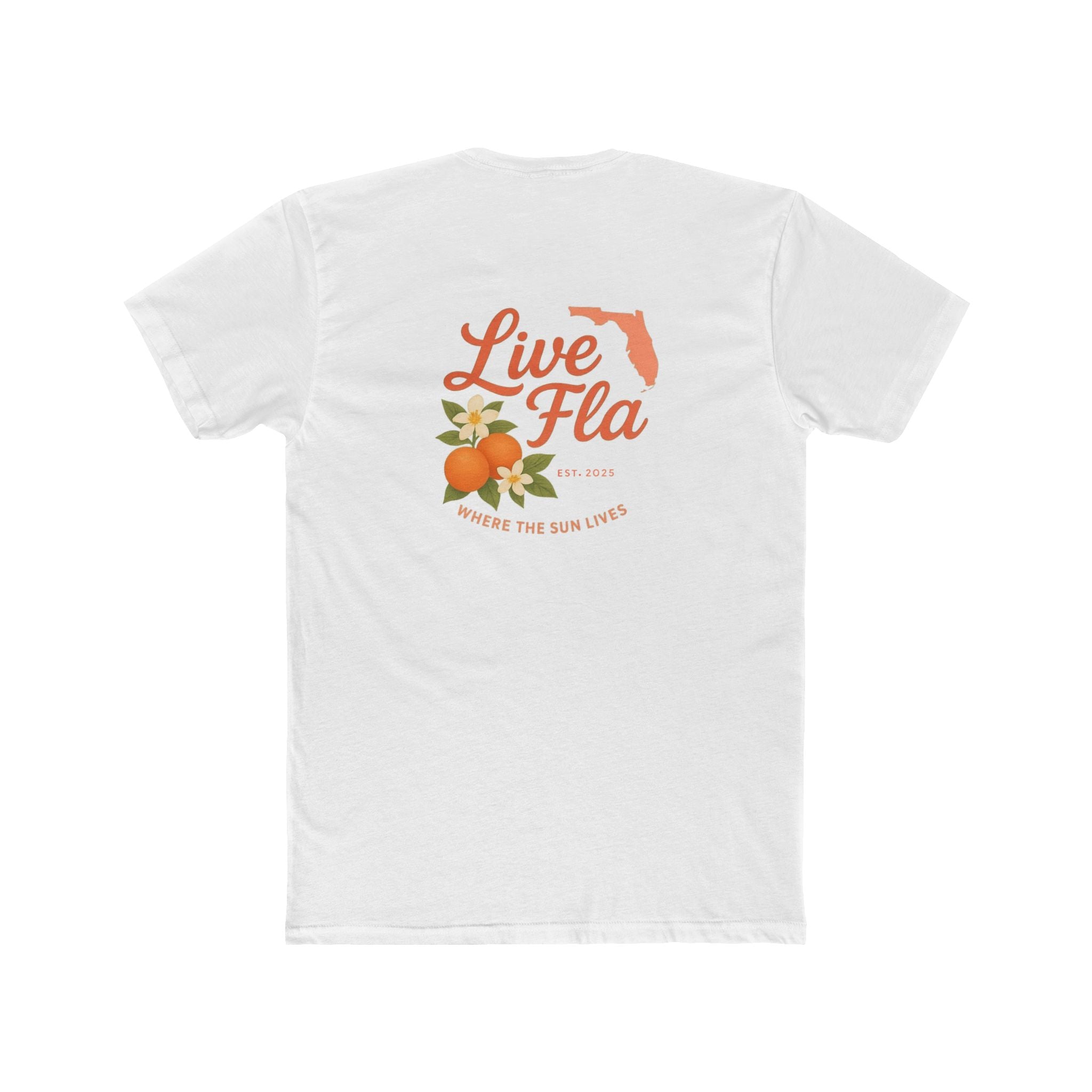 Florida Citrus Vibes Tee, Casual Summer Shirt, Beachwear, Gift for Sunshine Lovers, Summer Celebrations, Florida Souvenir