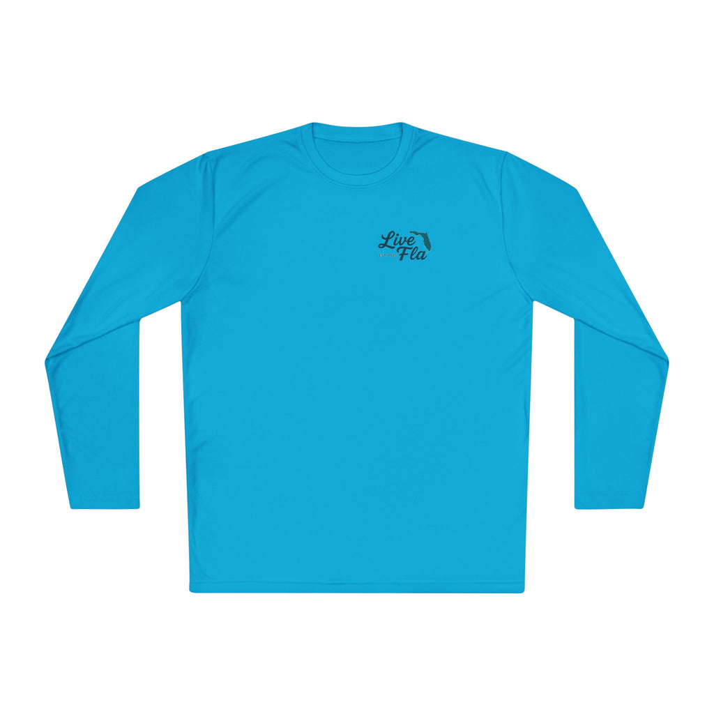 Live Fla Unisex Lightweight Long Sleeve Tee | Coastal Vibe Shirt, Casual Fashion, Beach Wear, Gift for Ocean Lovers