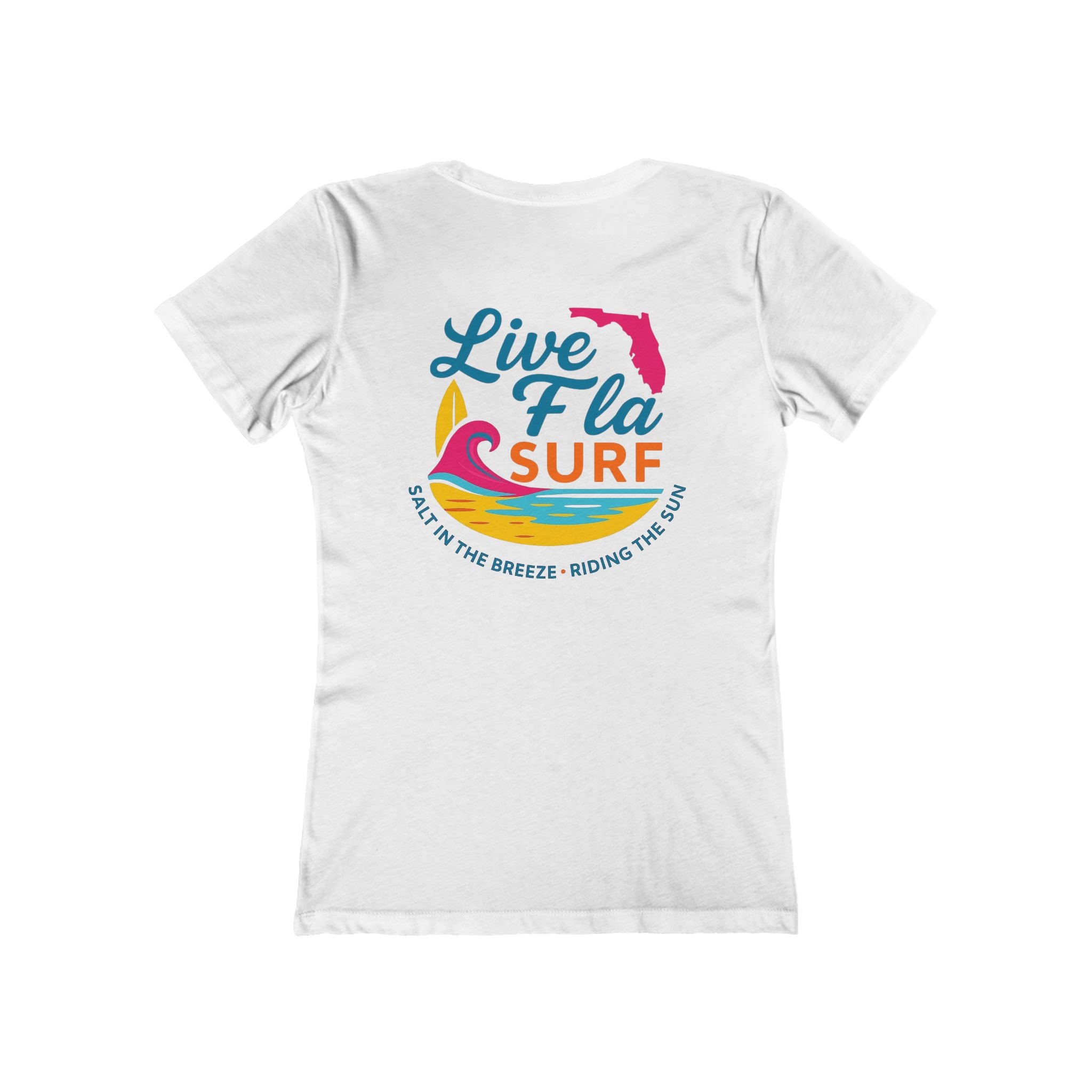 Casual Surf Tee, Summer Vibe Shirt, Beach Lover Gift, Relaxed Fit for Women, Perfect for Vacations, Gift for Her