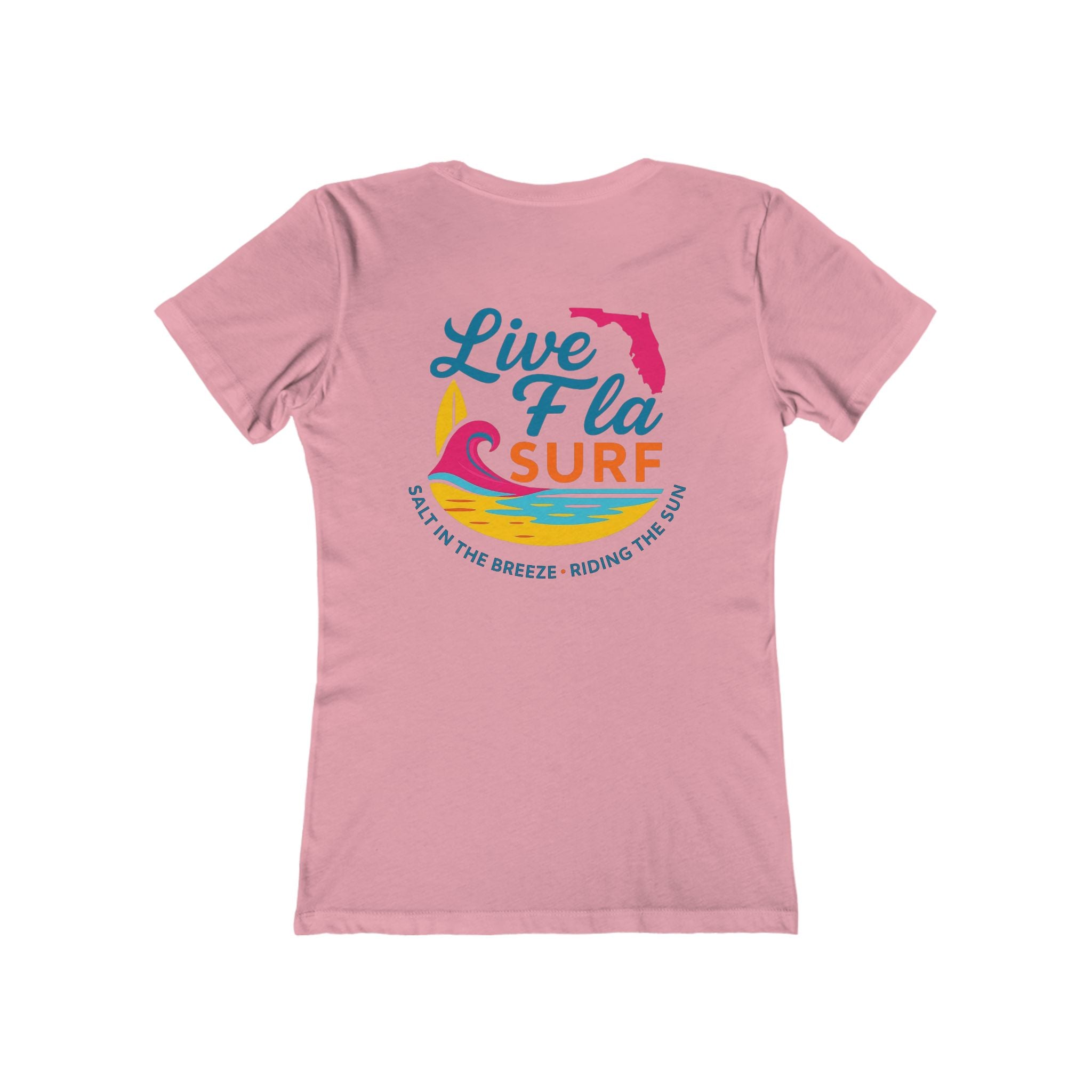 Casual Surf Tee, Summer Vibe Shirt, Beach Lover Gift, Relaxed Fit for Women, Perfect for Vacations, Gift for Her