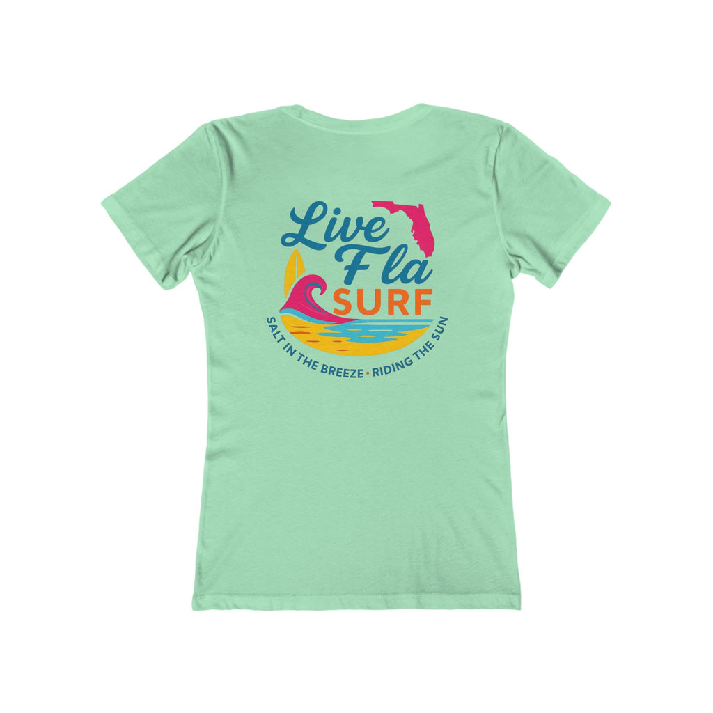 Casual Surf Tee, Summer Vibe Shirt, Beach Lover Gift, Relaxed Fit for Women, Perfect for Vacations, Gift for Her