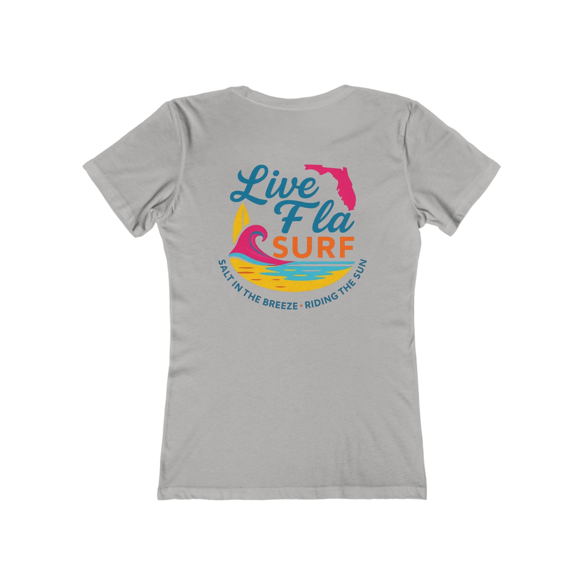 Casual Surf Tee, Summer Vibe Shirt, Beach Lover Gift, Relaxed Fit for Women, Perfect for Vacations, Gift for Her
