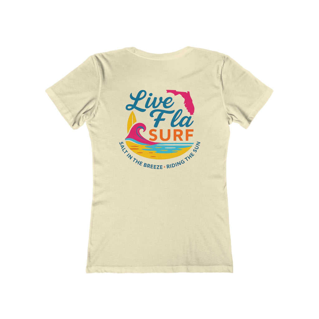 Casual Surf Tee, Summer Vibe Shirt, Beach Lover Gift, Relaxed Fit for Women, Perfect for Vacations, Gift for Her