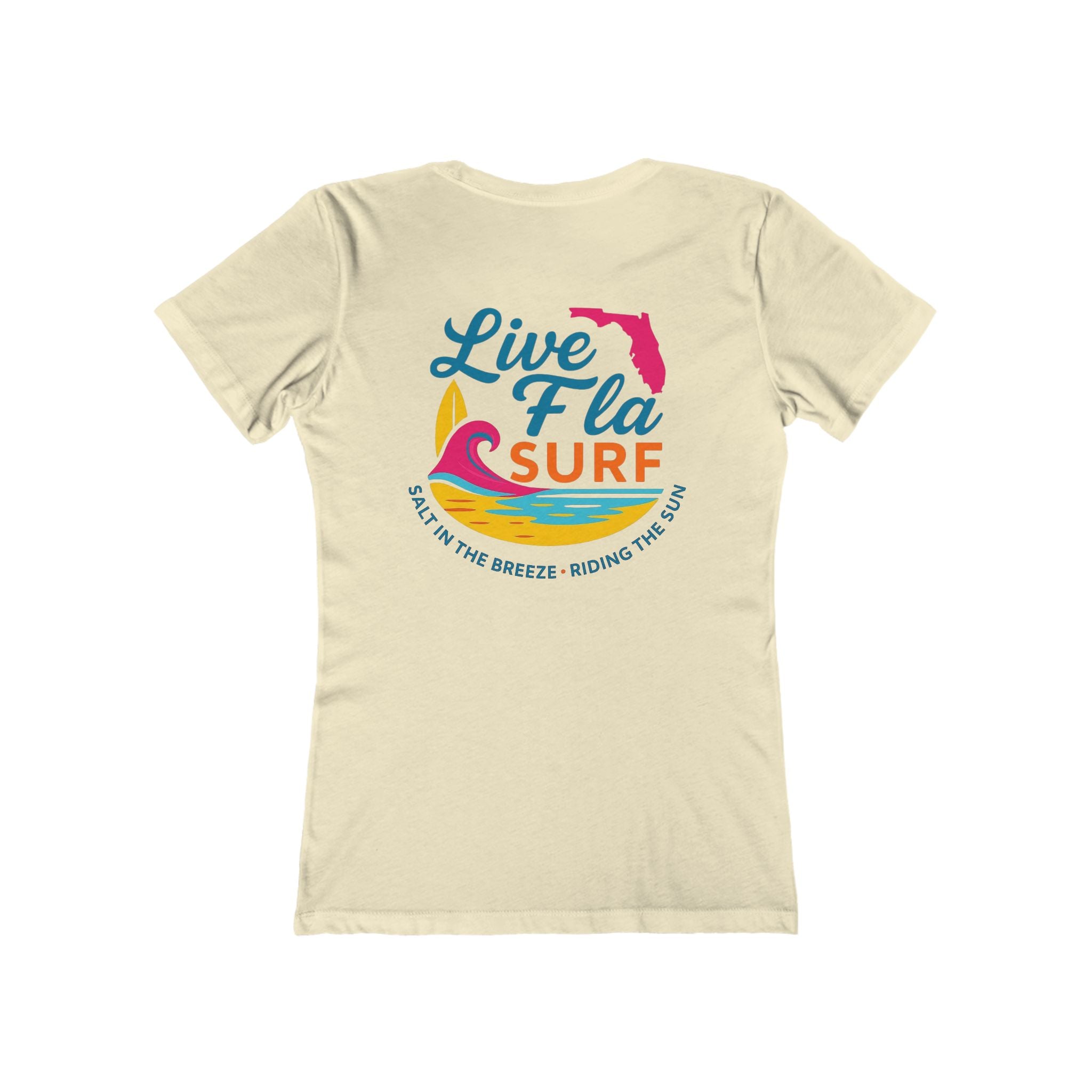 Casual Surf Tee, Summer Vibe Shirt, Beach Lover Gift, Relaxed Fit for Women, Perfect for Vacations, Gift for Her