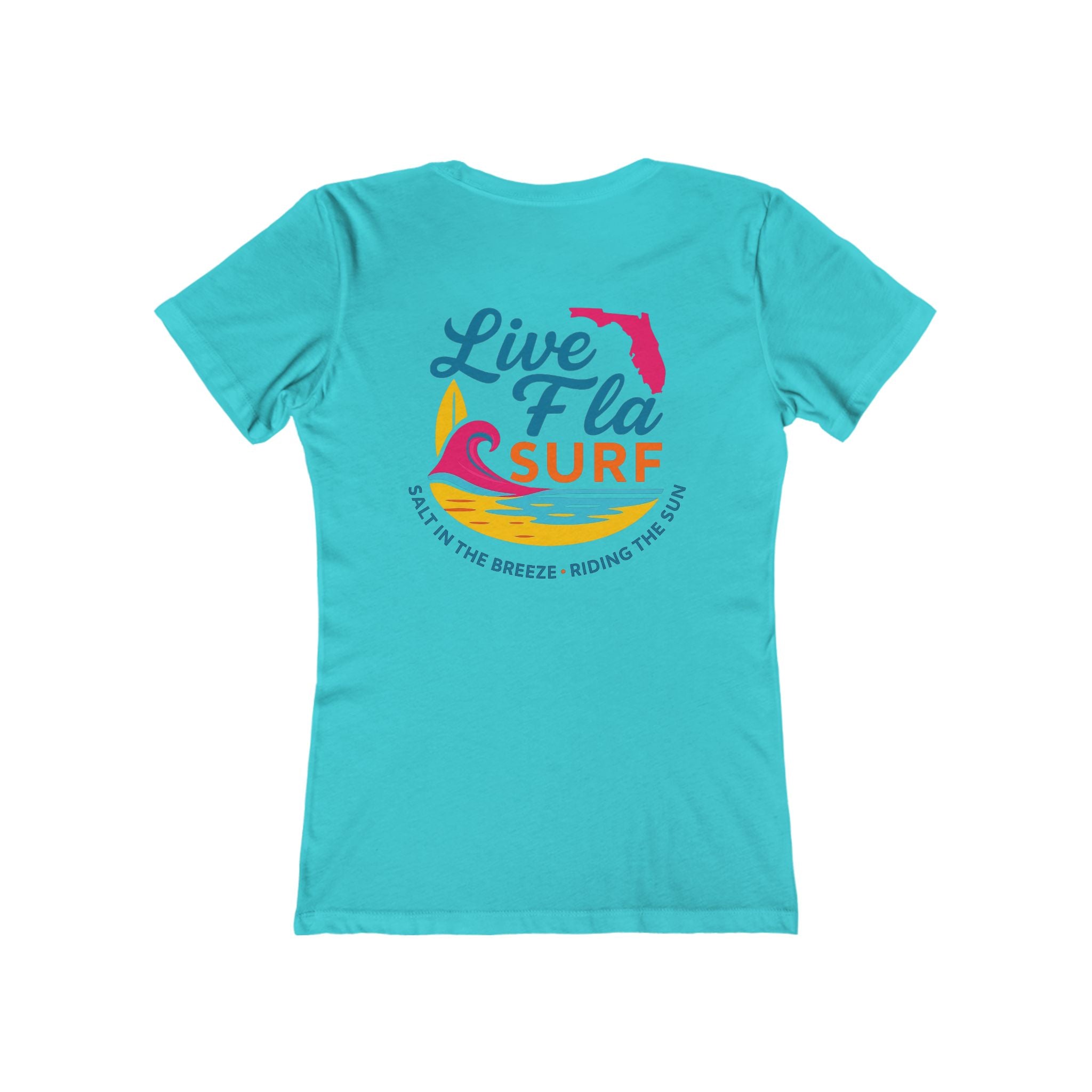 Casual Surf Tee, Summer Vibe Shirt, Beach Lover Gift, Relaxed Fit for Women, Perfect for Vacations, Gift for Her