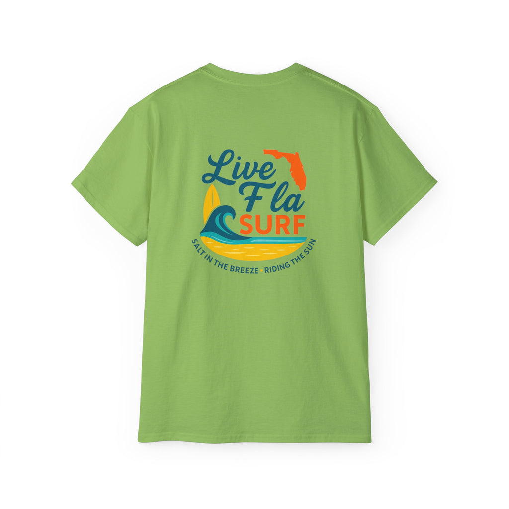 Florida Surfing Tee, Beach Vibes Shirt, Unisex Summer T-Shirt, Gift for Surfers, Coastal Lifestyle Apparel