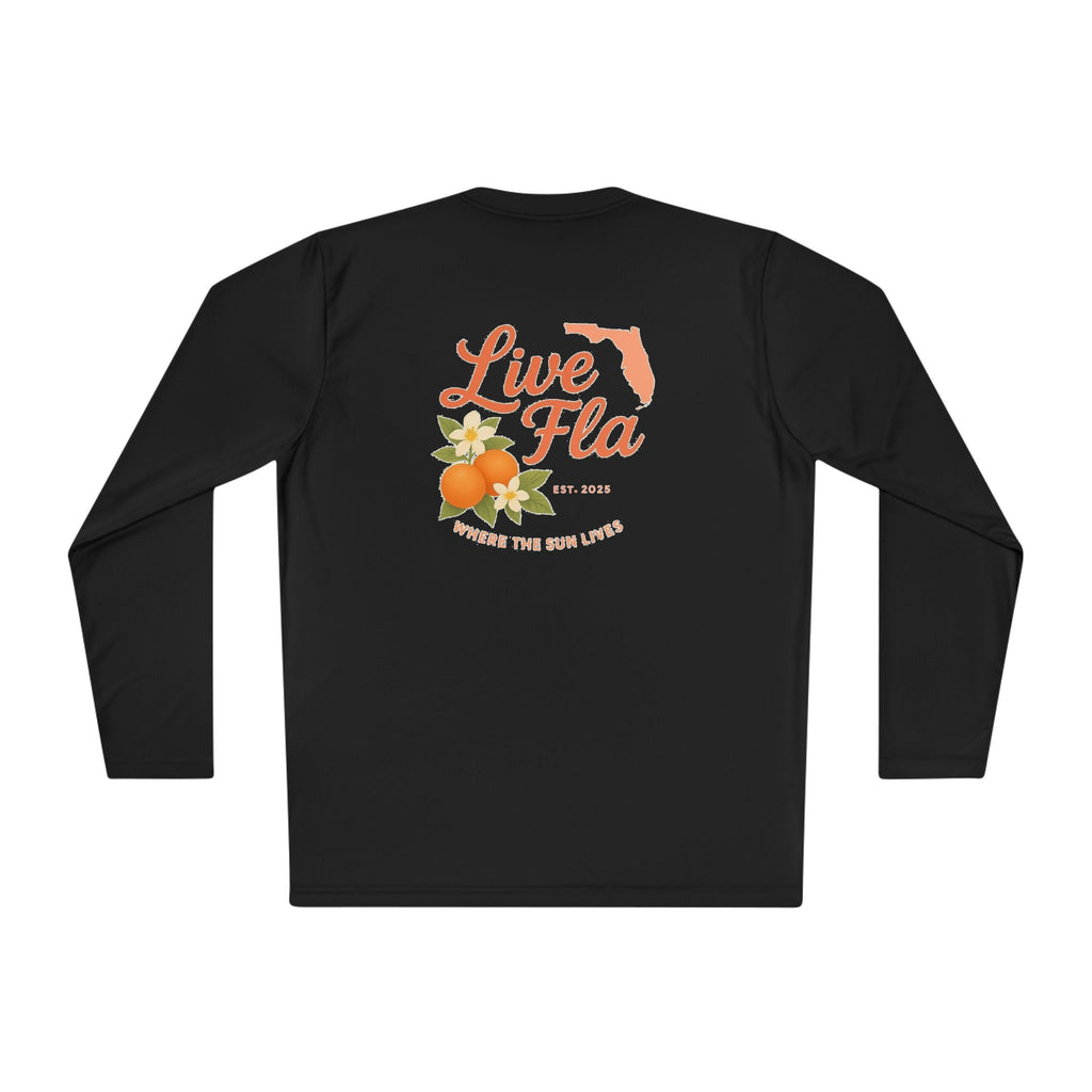 Lightweight Long Sleeve Tee, Florida Inspired, Casual Wear, Gift for Sunshine Lovers, Travel Souvenir, Summer Essential