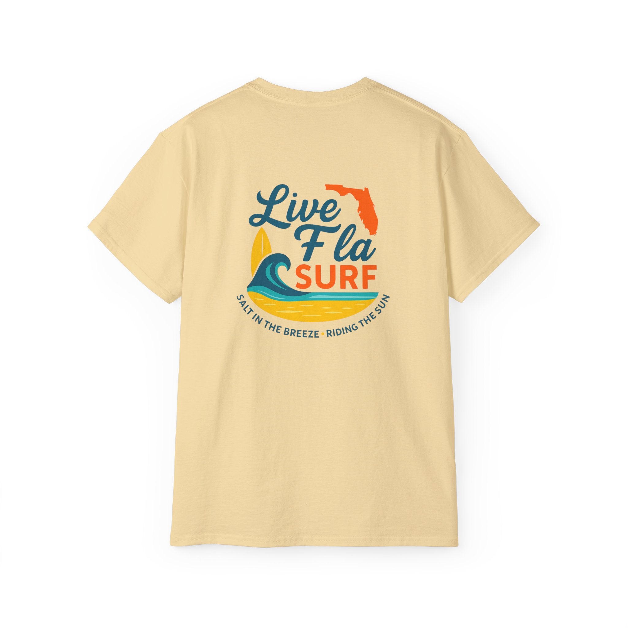 Florida Surfing Tee, Beach Vibes Shirt, Unisex Summer T-Shirt, Gift for Surfers, Coastal Lifestyle Apparel