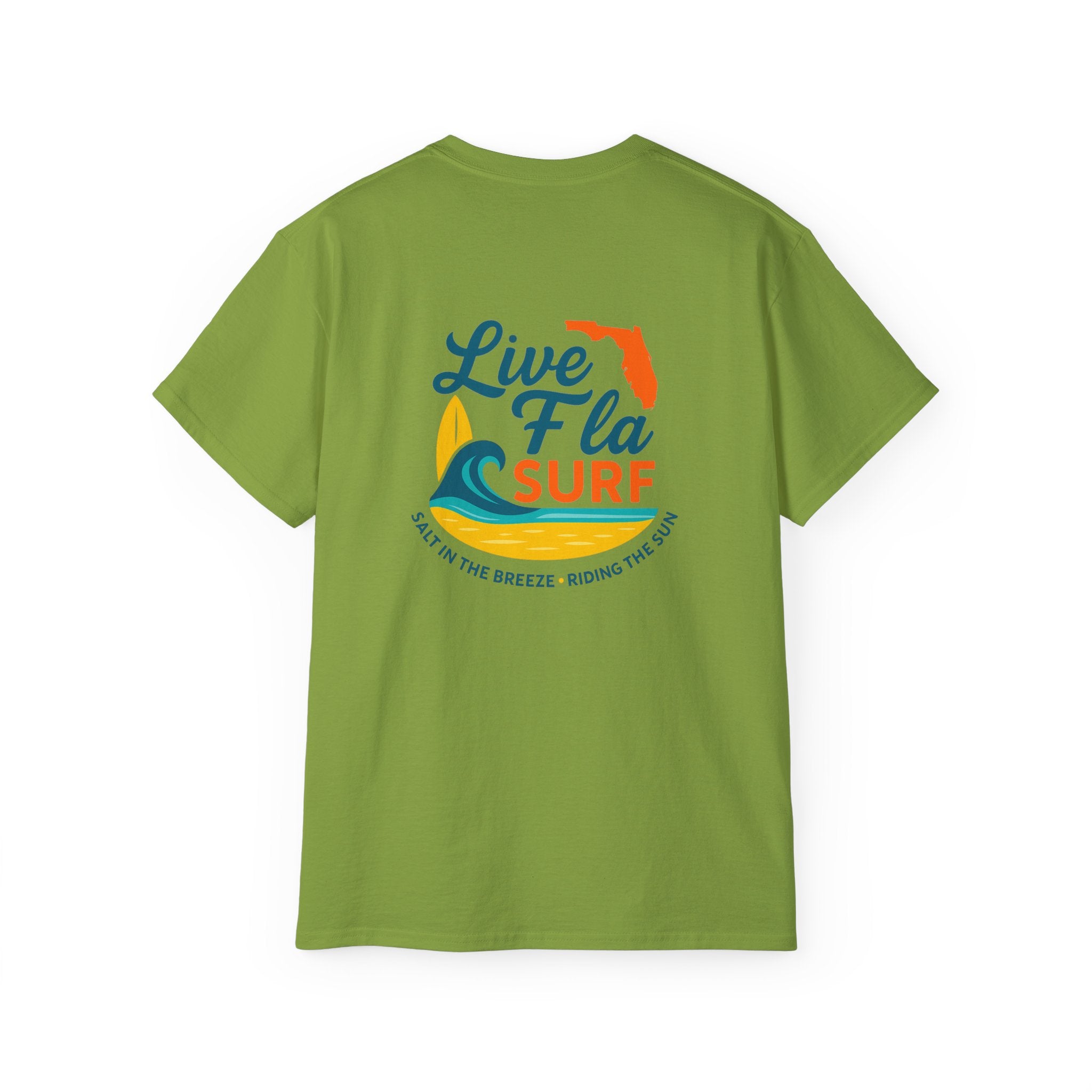 Florida Surfing Tee, Beach Vibes Shirt, Unisex Summer T-Shirt, Gift for Surfers, Coastal Lifestyle Apparel