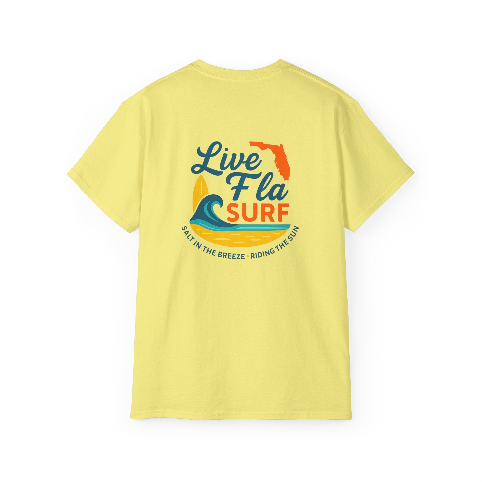 Florida Surfing Tee, Beach Vibes Shirt, Unisex Summer T-Shirt, Gift for Surfers, Coastal Lifestyle Apparel