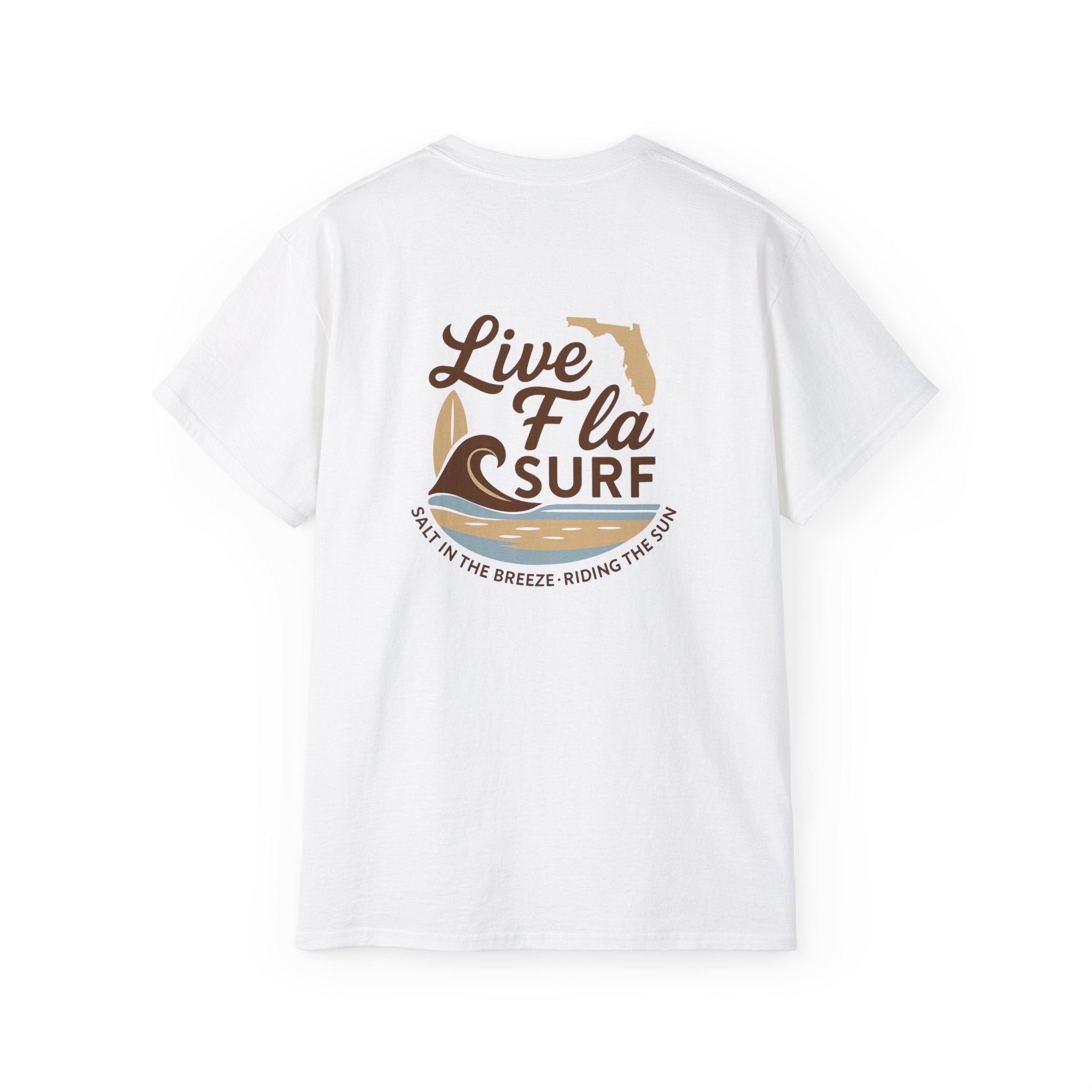 Unisex Surfing Tee - Relaxed Vibe, Perfect for Beach Lovers, Summer Fun, Gift for Surfers, Casual Wear