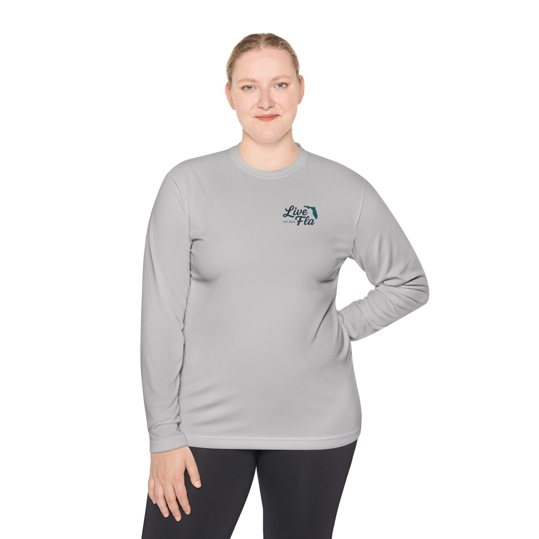 Live Fla Unisex Lightweight Long Sleeve Tee | Coastal Vibe Shirt, Casual Fashion, Beach Wear, Gift for Ocean Lovers