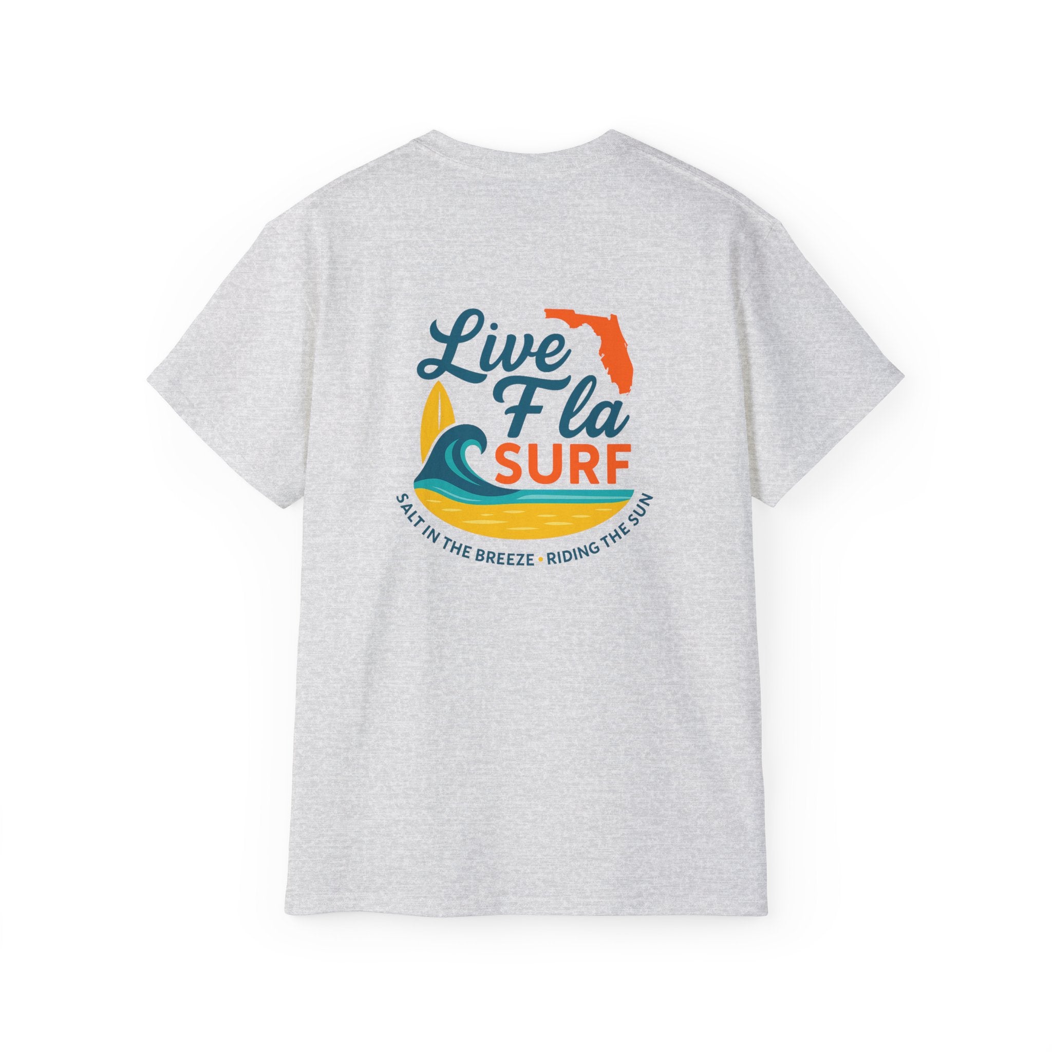 Florida Surfing Tee, Beach Vibes Shirt, Unisex Summer T-Shirt, Gift for Surfers, Coastal Lifestyle Apparel