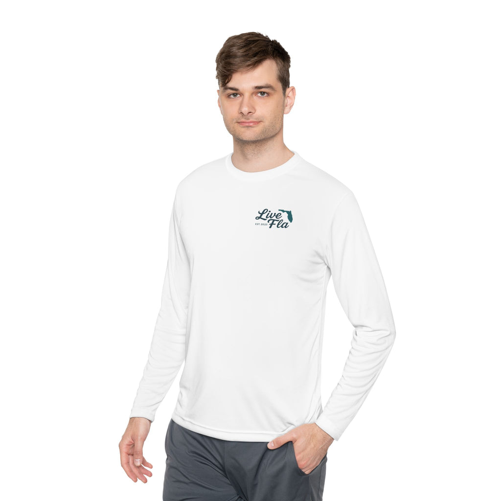 Live Fla Unisex Lightweight Long Sleeve Tee | Coastal Vibe Shirt, Casual Fashion, Beach Wear, Gift for Ocean Lovers
