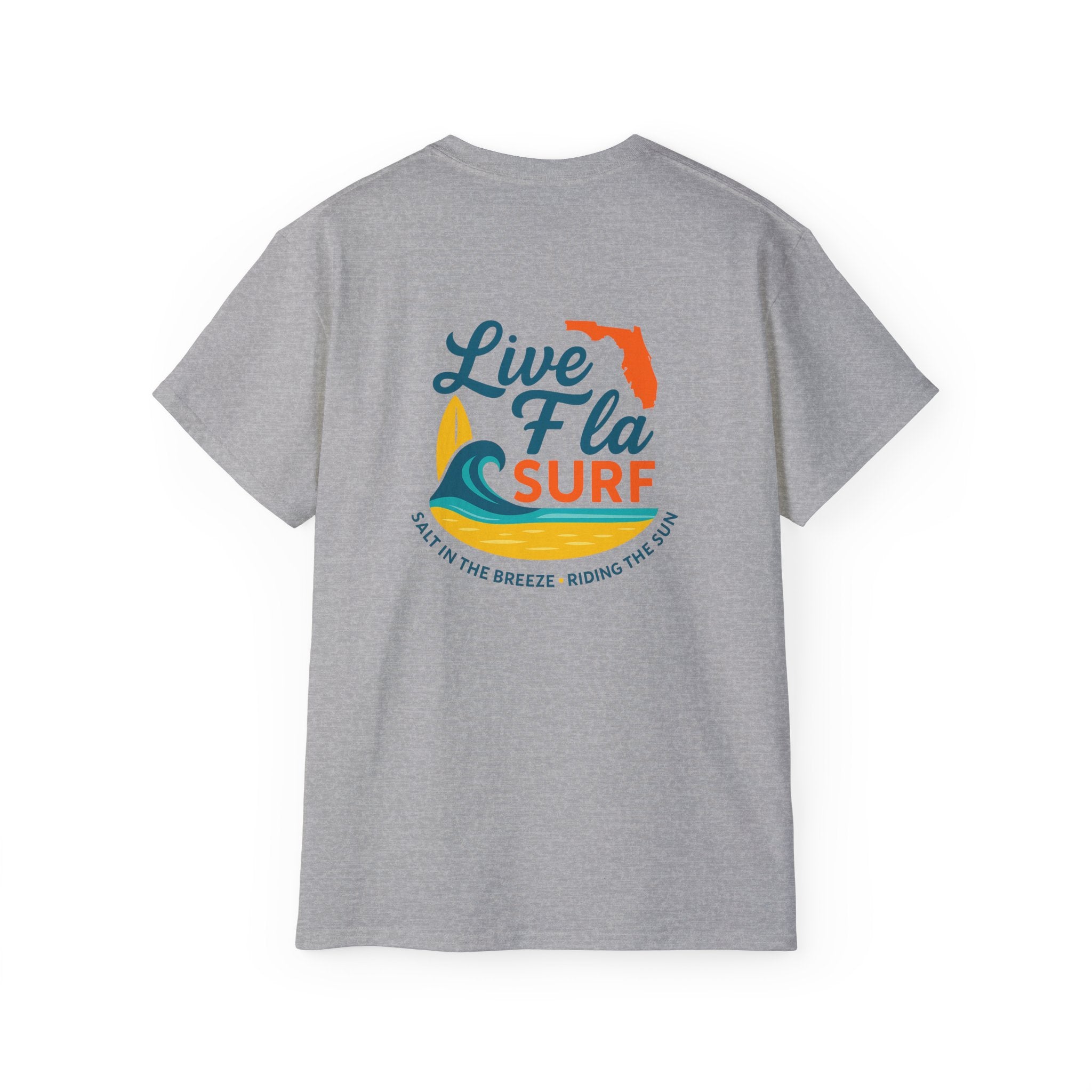Florida Surfing Tee, Beach Vibes Shirt, Unisex Summer T-Shirt, Gift for Surfers, Coastal Lifestyle Apparel