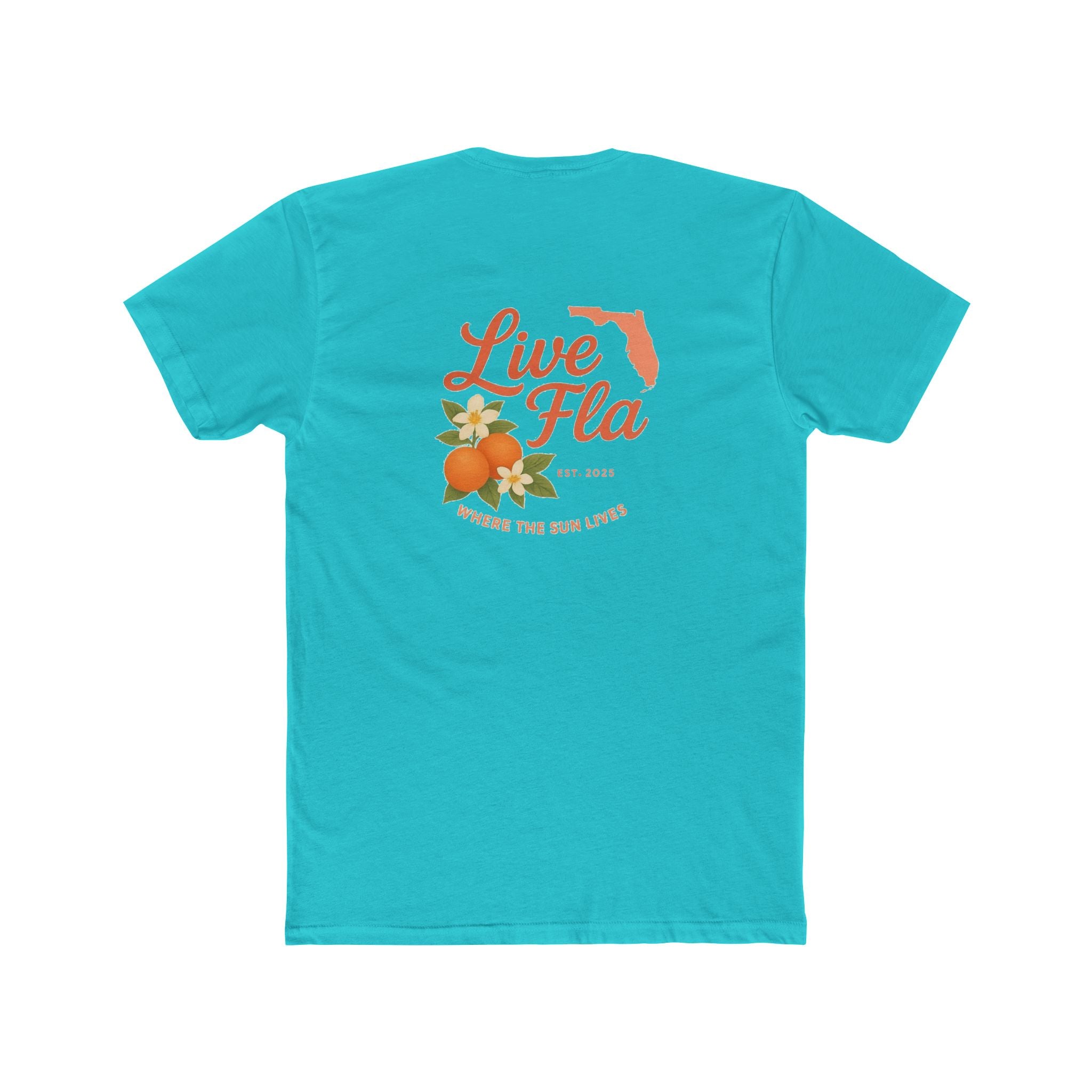 Florida Citrus Vibes Tee, Casual Summer Shirt, Beachwear, Gift for Sunshine Lovers, Summer Celebrations, Florida Souvenir