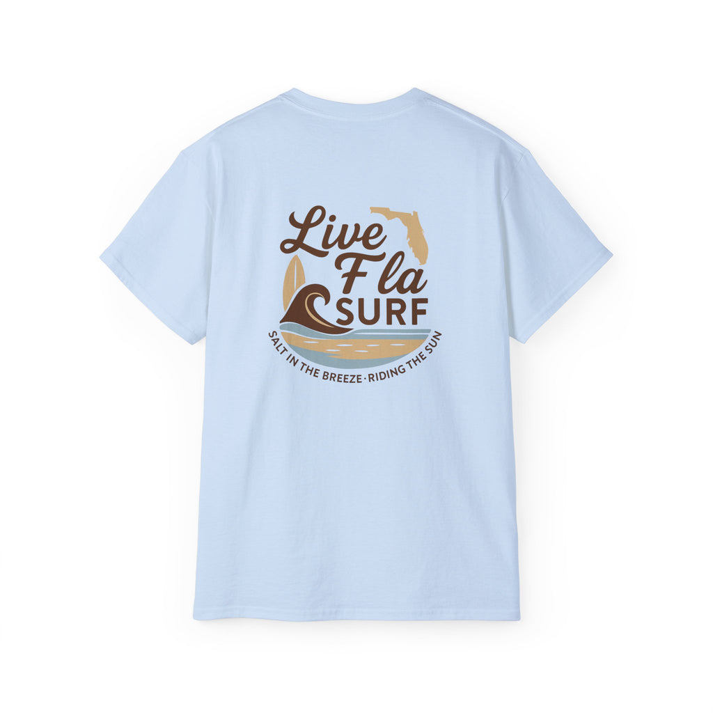 Unisex Surfing Tee - Relaxed Vibe, Perfect for Beach Lovers, Summer Fun, Gift for Surfers, Casual Wear
