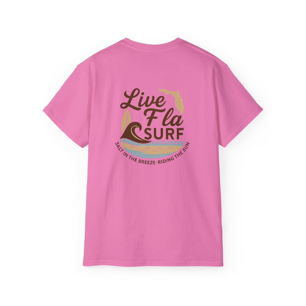 Unisex Surfing Tee - Relaxed Vibe, Perfect for Beach Lovers, Summer Fun, Gift for Surfers, Casual Wear
