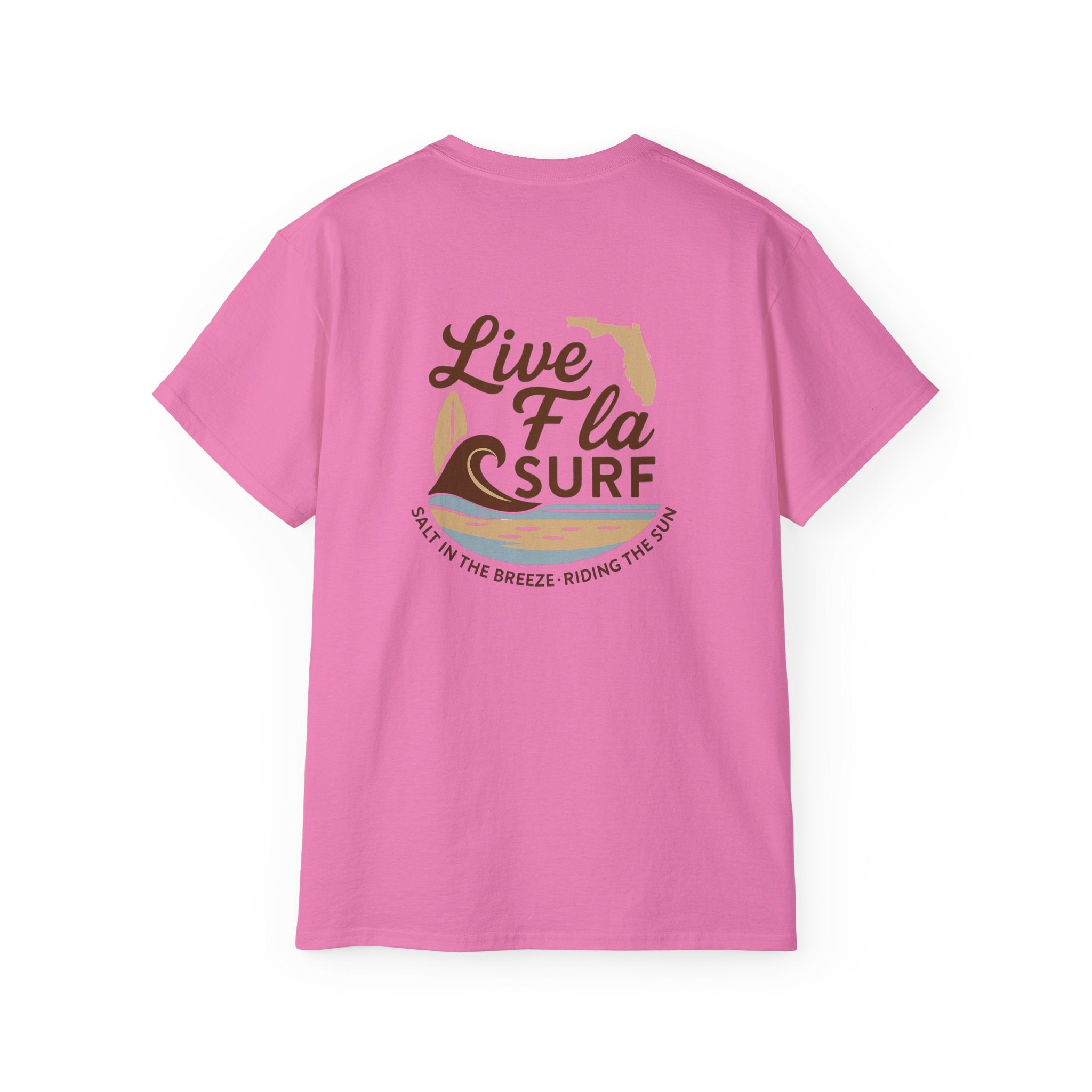 Unisex Surfing Tee - Relaxed Vibe, Perfect for Beach Lovers, Summer Fun, Gift for Surfers, Casual Wear