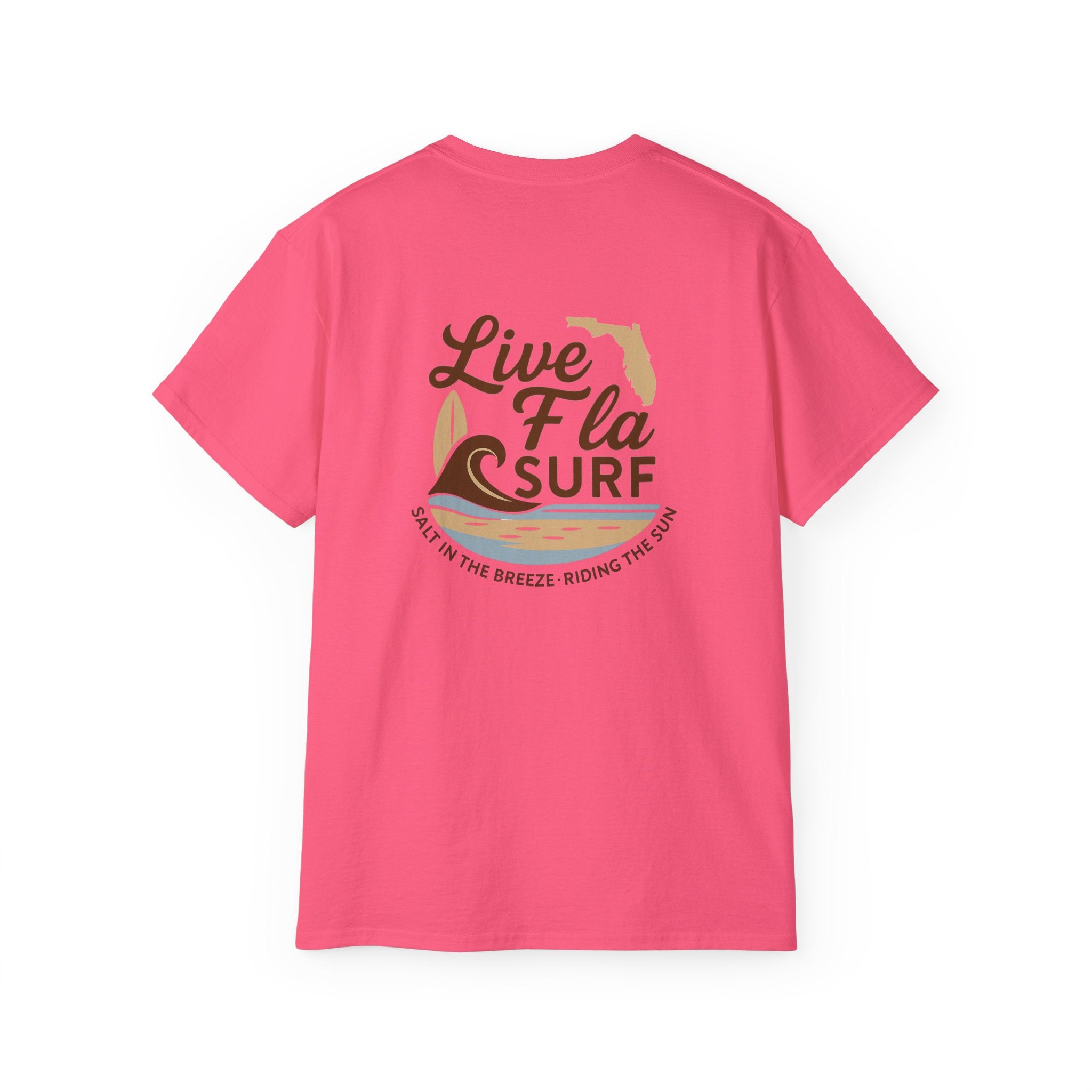 Unisex Surfing Tee - Relaxed Vibe, Perfect for Beach Lovers, Summer Fun, Gift for Surfers, Casual Wear