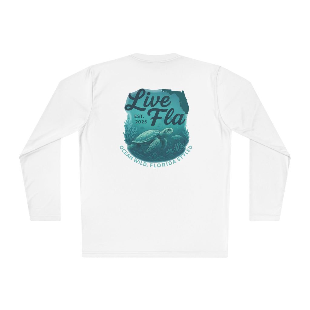 Live Fla Unisex Lightweight Long Sleeve Tee | Coastal Vibe Shirt, Casual Fashion, Beach Wear, Gift for Ocean Lovers
