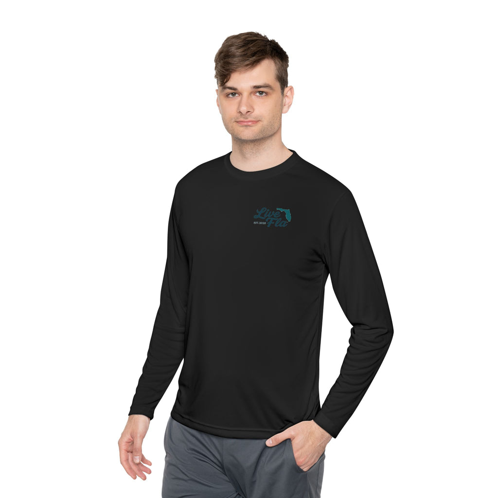 Live Fla Unisex Lightweight Long Sleeve Tee | Coastal Vibe Shirt, Casual Fashion, Beach Wear, Gift for Ocean Lovers