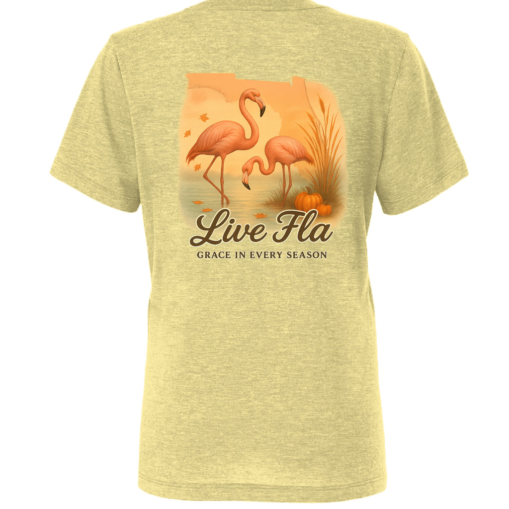 Pale Yellow Triblend - BACK