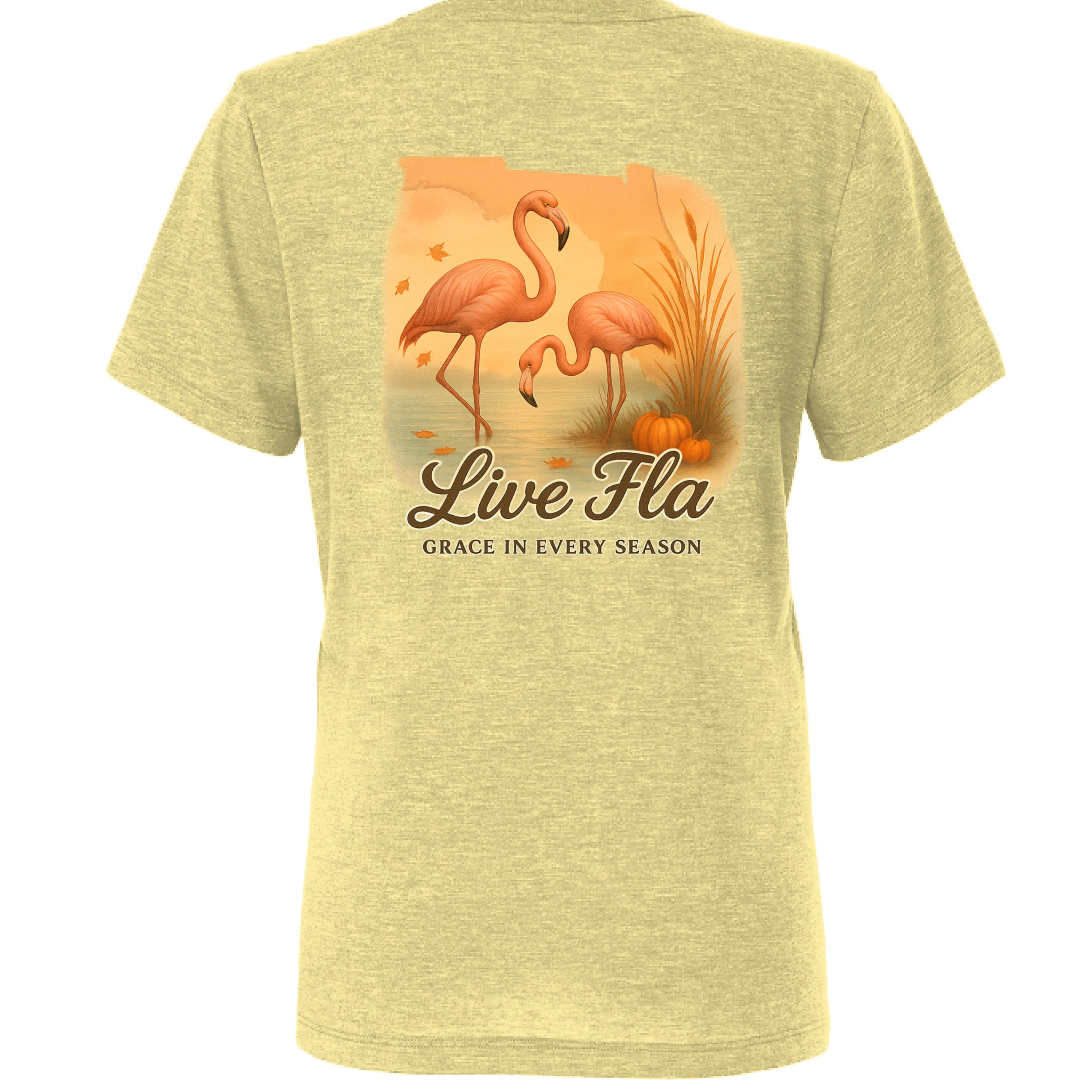 Pale Yellow Triblend - BACK