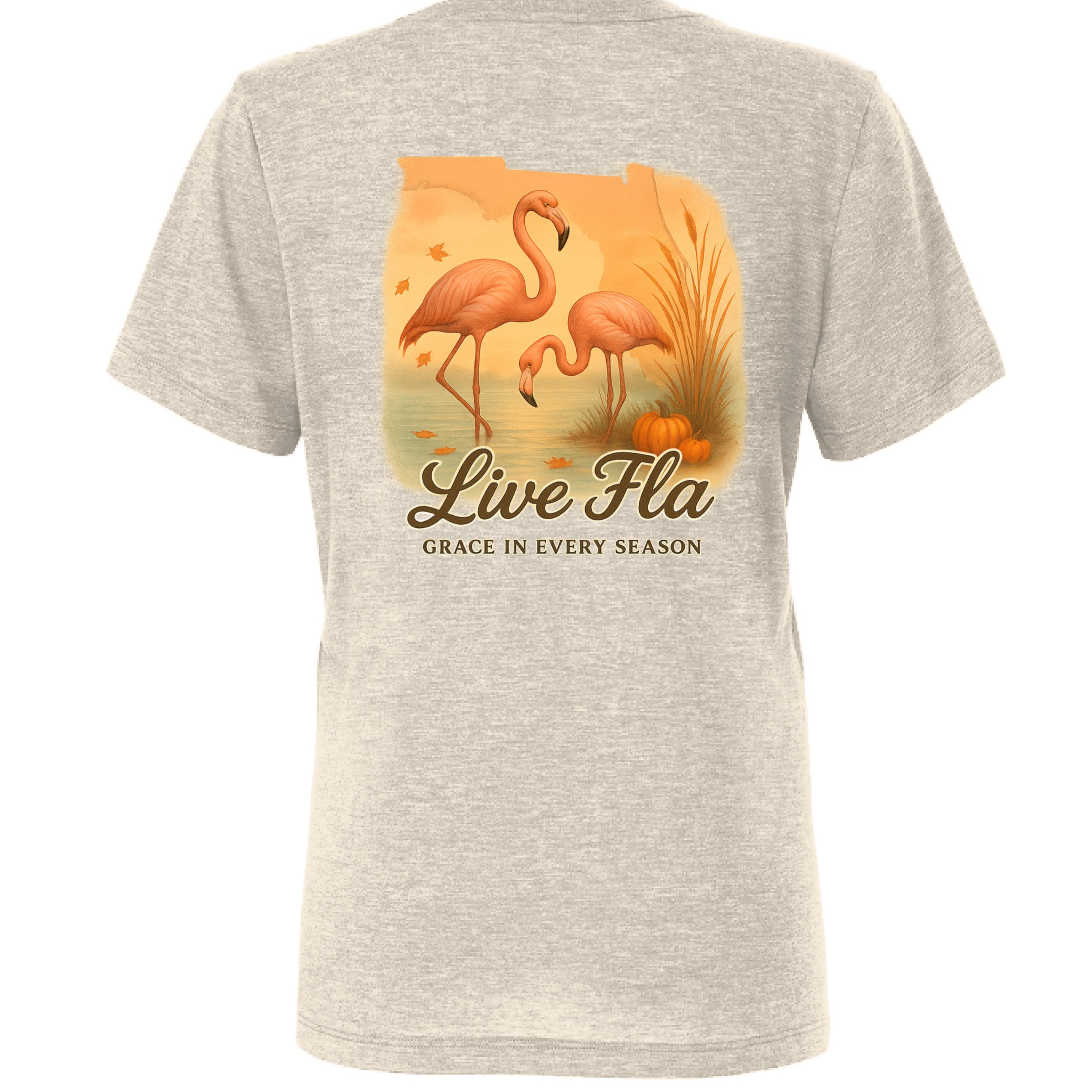 Solid Natural Triblend - BACK