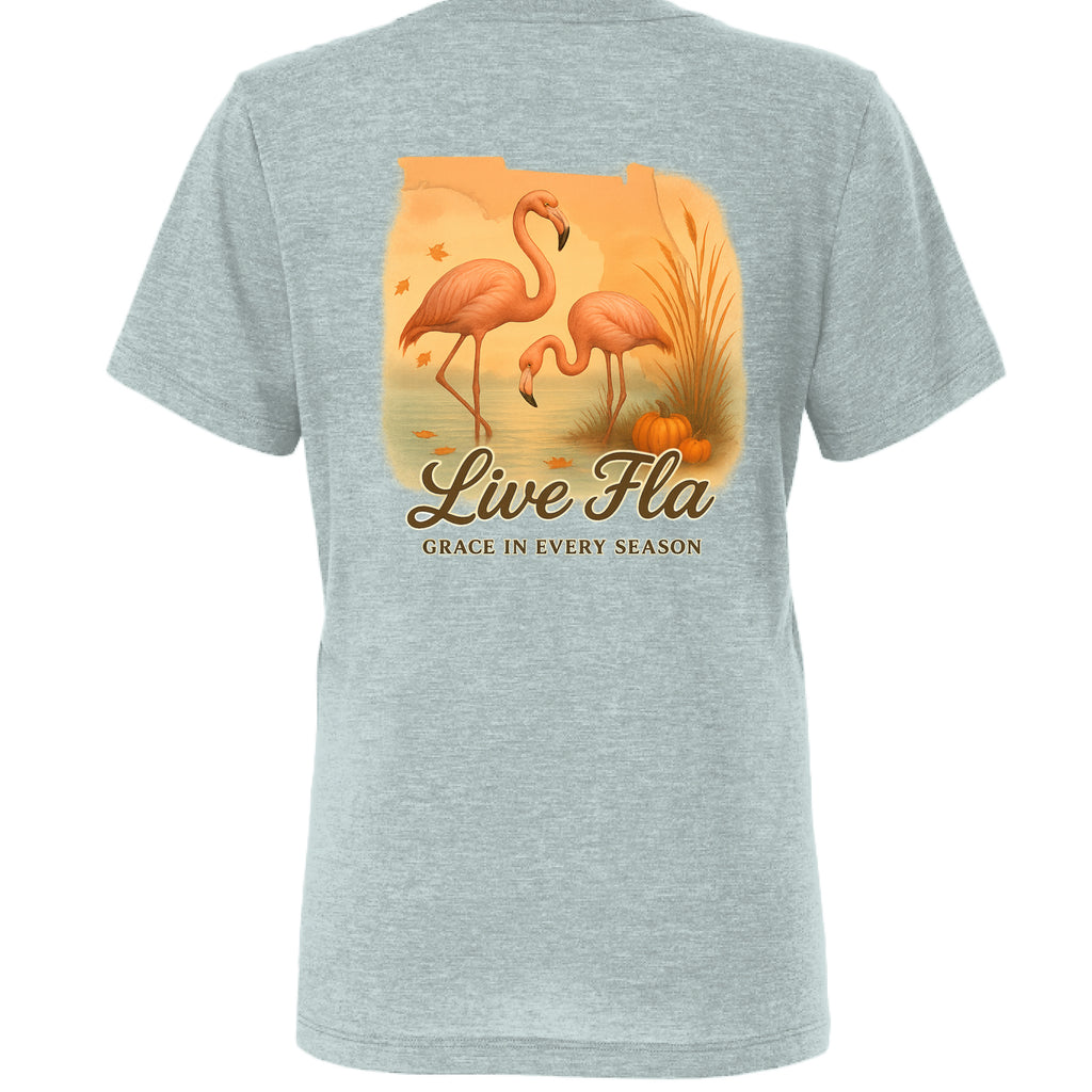 Dusty Blue Triblend - BACK