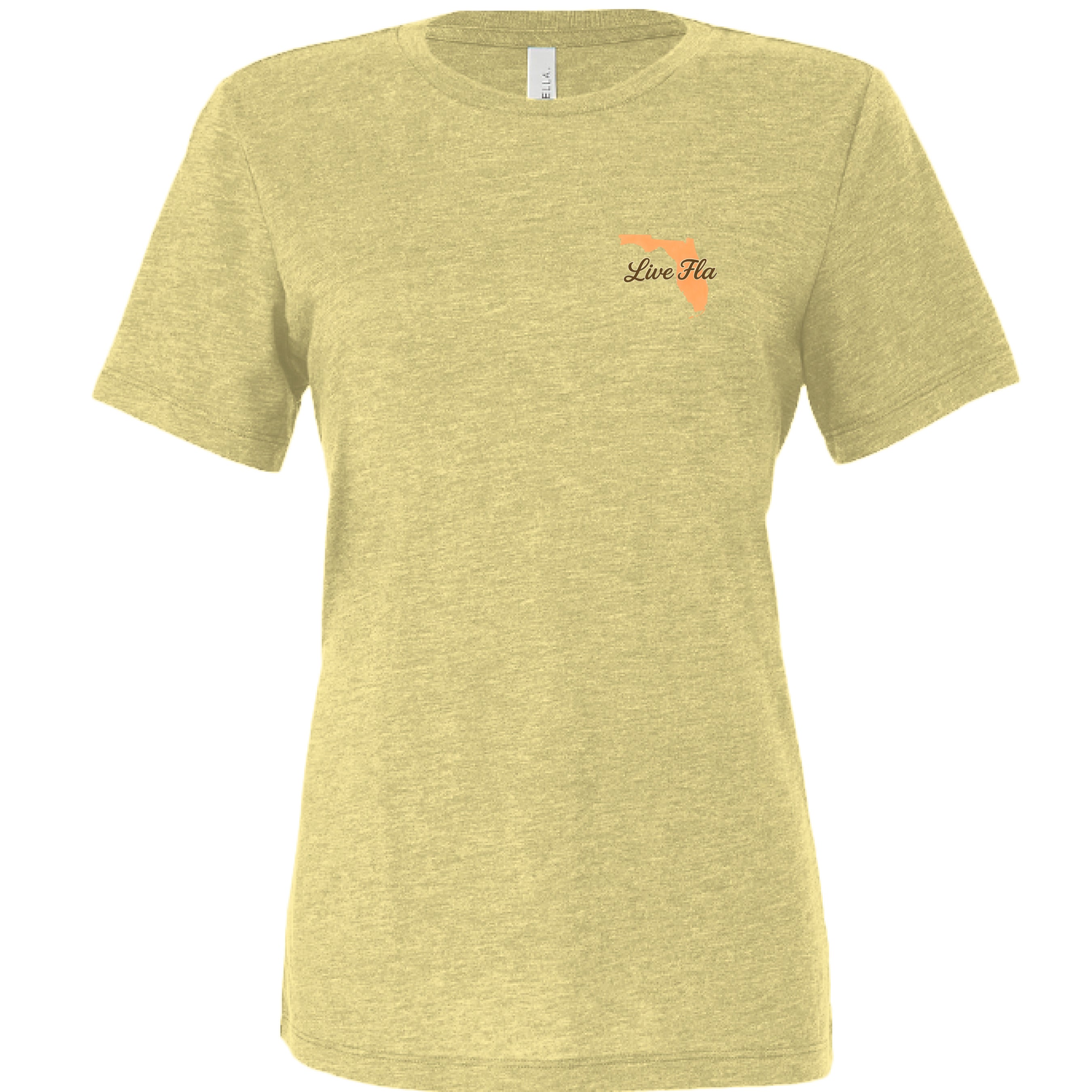 Pale Yellow Triblend - FRONT